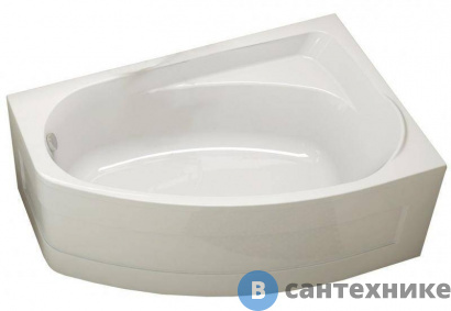 картинка Акриловая ванна Ifo LOCKA 150х95 BA40150000 ассиметр., правая, с ножками (CSN7)