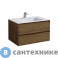 картинка Тумба под раковину Vincea Luka 800 подвесная, 2 выкатных ящика soft-close, T.Oak (VMC-2L800TO)