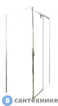 картинка Душевое ограждение Cerutti MARBELLA120 R (80x120x190) стекло проз., пол. алюм.проф. без поддона