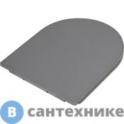 Сиденье BelBagno COLORATO BB062SC-GR дюропласт, soft close, металлическое крепление, серое матовое