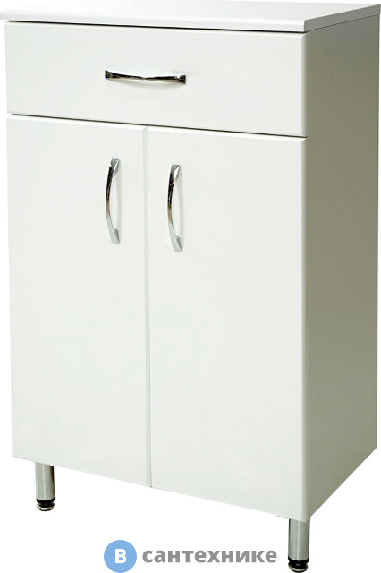 Тумба СанТа Стандарт 600 1 ящ. напольная (301007)