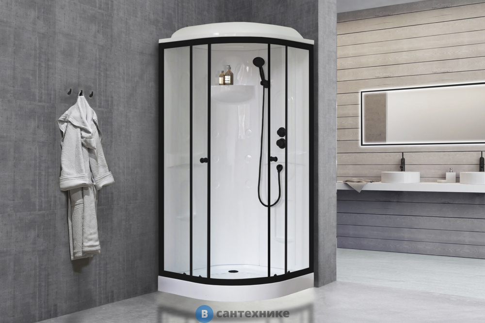 Душевая кабина Royal Bath RB 90HK1-T-BL 900x900x2170 (прозрачное) (RB90HK1-T-BL)