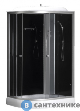 картинка Душевая кабина Loranto CS-66121R G 120*80*215 чёрное