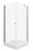 Душевой уголок Тритон Форта-Хром 90х90, квадрат, низ. подд. (DK306)