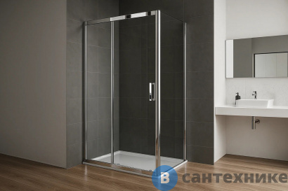 картинка Душевой уголок Royal Bath ACCORD RB 7115HPS-T-CH115x70x200 (прозрачное) (RB7115HPS-T-CH)