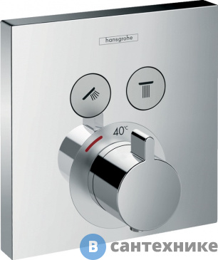 картинка Смеситель Hansgrohe 15763000 ShowerSelect Термостат