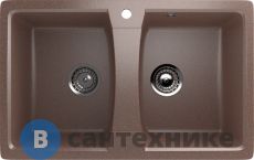 Кухонная мойка Ulgran U-402-307 терракотовый 770х495