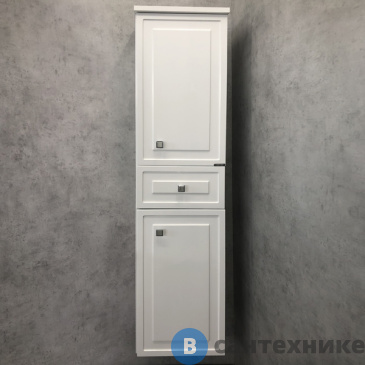 картинка Шкаф-колонна Comforty Феррара-40 белый глянец