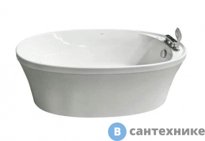 картинка Акриловая ванна APPOLLO TS-1709 (170х90х62) /смеситель, налив воды, слив-перелив/