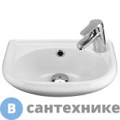 Раковина Santek БРИЗ 40 1WH110445 с отверстием для смесителя справа /36х38,5/(белый)