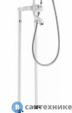 картинка Универсальный установочный комплект Cezares PI-BIO для напольного смесителя, белый матовый