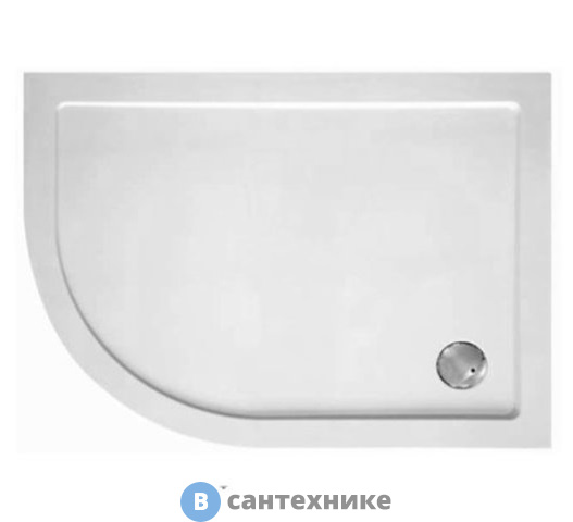 Душевой поддон Cezares TRAY-M-RH-120/90-550-35-W-R без сифона, панели и каркаса