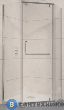 картинка Душевой уголок RGW PA-081 хром/Прозрачное/6 мм 100*100*195 (35088100-11), без поддона