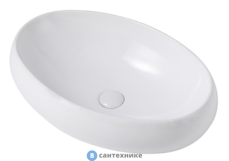 Раковина ABBER Bequem AC2102 накладная белая