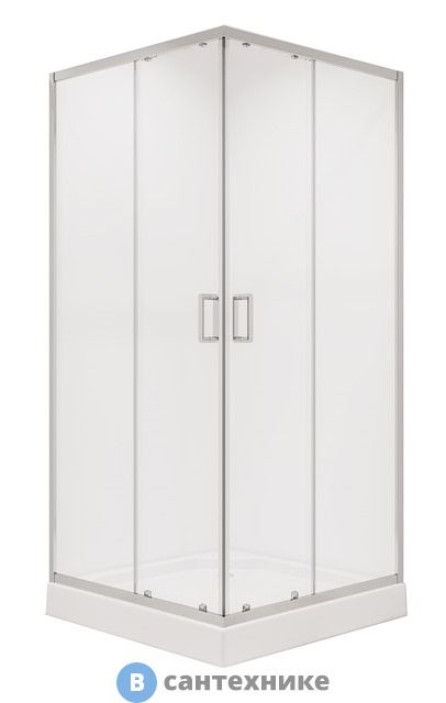 Душевой уголок Niagara NG-6609 (100*100*190) квадрат, двери раздвижные, без поддона