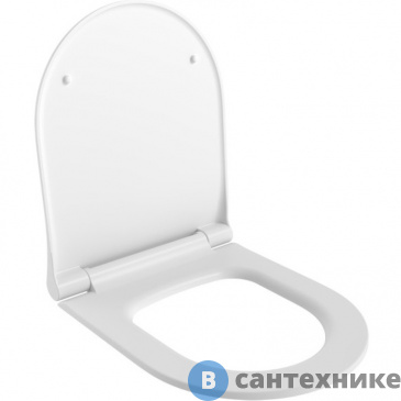 картинка Сиденье д/унитаза Ambassador Nord 132T20001S (тонкое) белое