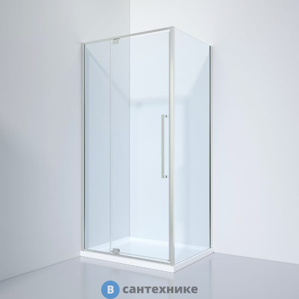 Душевое ограждение Black&White S812 CC (1000х1000х1950), без поддона