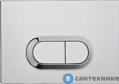 картинка Клавиша смыва Vitra для инсталляции 740-XXXX, гл.хром 740-0580