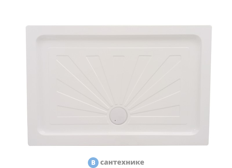 Душевой поддон Cerutti QR120/90 (120x90x12) прямоугольный, без сифона