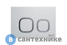 Кнопка смыва WELTWASSER WW AMBERG RD-WT для инсталляции белая