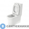 картинка Чаша унитаза Duravit White Tulip 370x650 мм, безободковый, слив универ., HygieneGlaze, белый (2197092000), без бачка и сиденья
