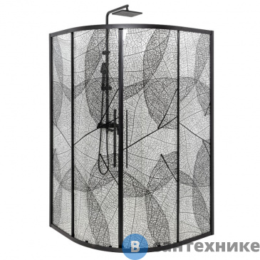 картинка Душевое ограждение DTO HB 100 Black