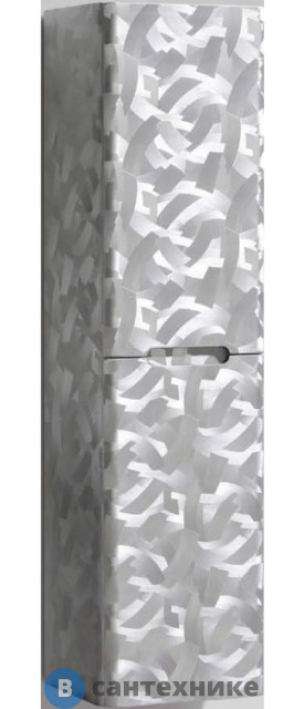 Шкаф BelBagno LUXURY/SOFT-1500-2A-SC-ME-RIGHT подвесной, две распашные двери с доводчиками, две полки внутри, правостороннее открывание, Metallo