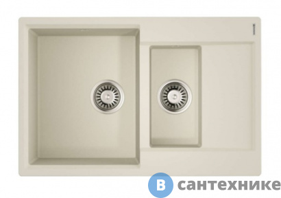 картинка Кухонная мойка OMOIKIRI Daisen-78-2-PA пастила (4993330)