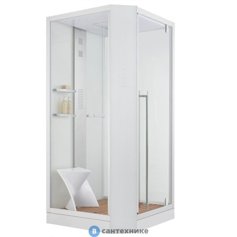 Душевая кабина Orans SR-89101RS White, Long door handle (1000x1000x2200)