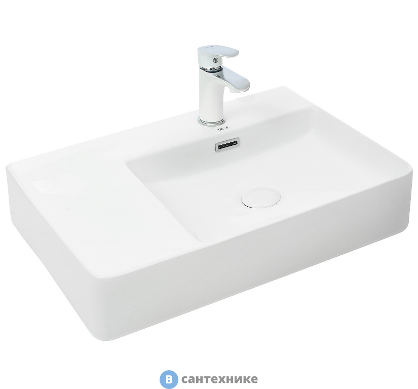 Раковина WELTWASSER ELBACH 2223 R накладная (605х430х125)