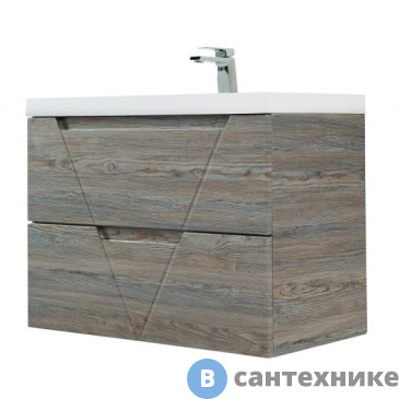 картинка Тумба под раковину BelBagno VITTORIA подвесная с двумя выкатными ящиками, Pino, 900x450x570 (VITTORIA-900-2C-SO-PINO-P)