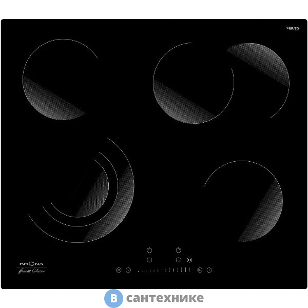 Варочная поверхность Krona BRILLARE 60 BL электрическая (независимая)