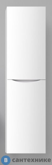 Шкаф BelBagno FLY-MARINO-1500-2A-SC-BL-P-R подвесной, с двумя распашными дверцами с доводчиками, две полки внутри, правосторонний Bianco Lucido