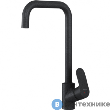 картинка Смеситель AM.PM F8006022 Like, для кухни G-образный излив, чёрный