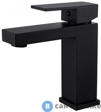 картинка Смеситель ABBER Daheim AF8210B для раковины, чёрный матовый