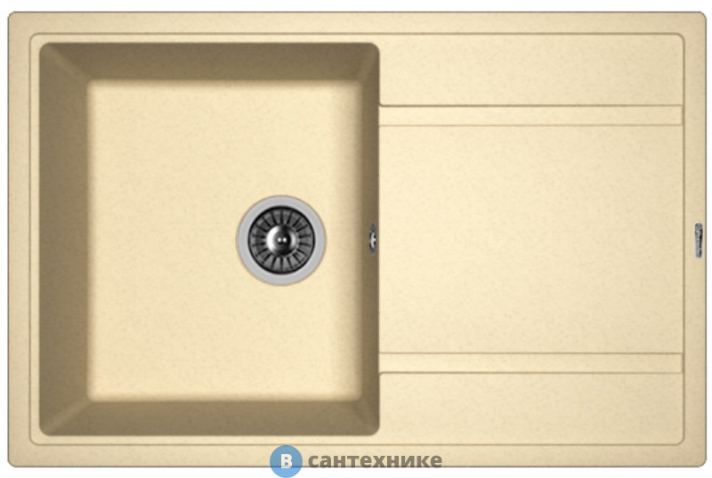 Кухонная мойка FLORENTINA Липси 780, шампань FS (20.270.C0780.202)