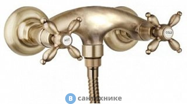 Смеситель Cezares ATLANTIS-NOSTALGIA-DS-02 для душа, бронза