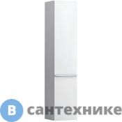 Шкаф подвесной Laufen Case 350х335х1650мм, с 1 дверцей, петли слева, 4 стеклянные полки, белый матовый (4.0202.1.075.463.R)
