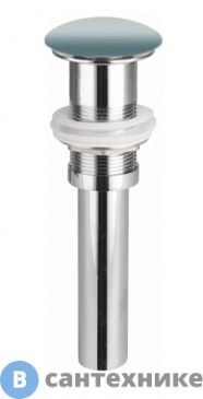 картинка Донный клапан Ceramica Nova CN2000MLG с керамической накладкой; зеленый матовый