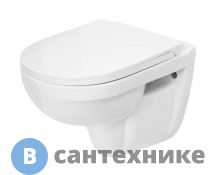 Унитаз подвесной SANITA LUXE BEST SL DM (сиденье из дюропласта, система soft close, clip up) (BSTSLWH0104)