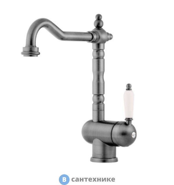 Смеситель OMOIKIRI Kyoto-SI античное серебро (4994297)