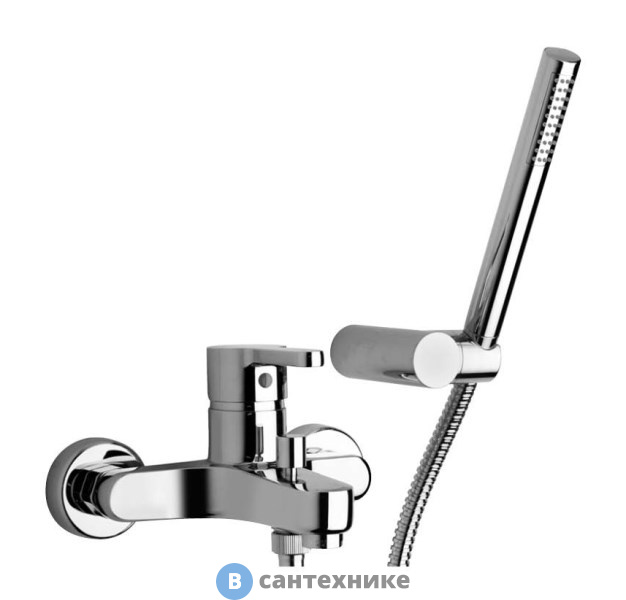 Смеситель Paini 92CR105FTKM Arena для ванны с акс., ручка Flat, хром