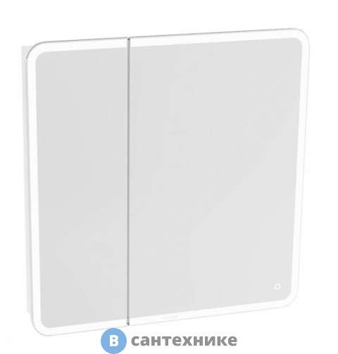 Шкаф-зеркало Grossman АДЕЛЬ-80 см пр. с LED подсветкой