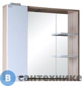 Шкаф-зеркало Onika СТИЛЬ 75.01 лев. /750x166x716/ (207519)