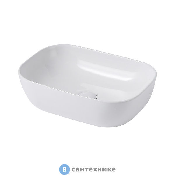 Раковина ABBER Rechteck AC2200 накладная белая