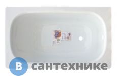 Ванна Donna Vanna Белая орхидея 130х70 с антибак. покрыт. (c/рант) (с ножк.) (DV-33001)