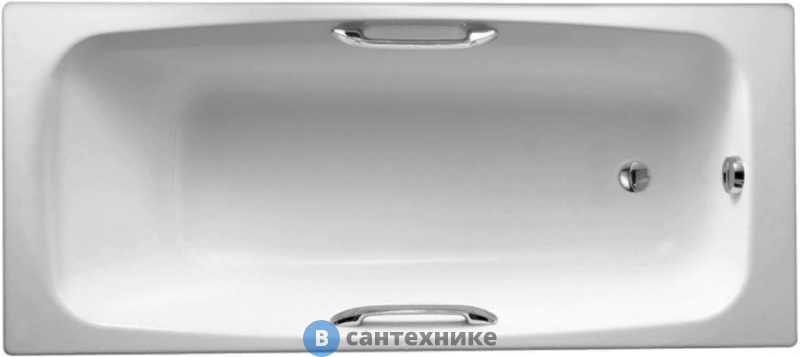 Чугунная ванна Jacob Delafon DIAPASON E2926 (170x75), без ножек и сифона