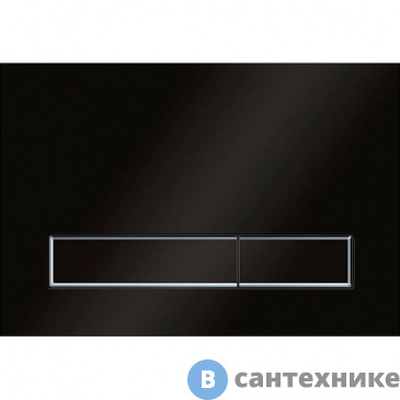 картинка Смывная клавиша KK-POL SPP/091/0.1/K M08 V1 (чёрн. мат./хром/ черн.мат.)