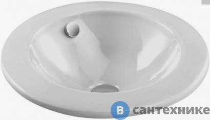 картинка Раковина Jacob Delafon RONDE E1183-00 (47x47)