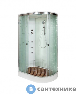 картинка Душевая кабина AvaCan EM 1511 L с гидромассажем (EM1511LGM)